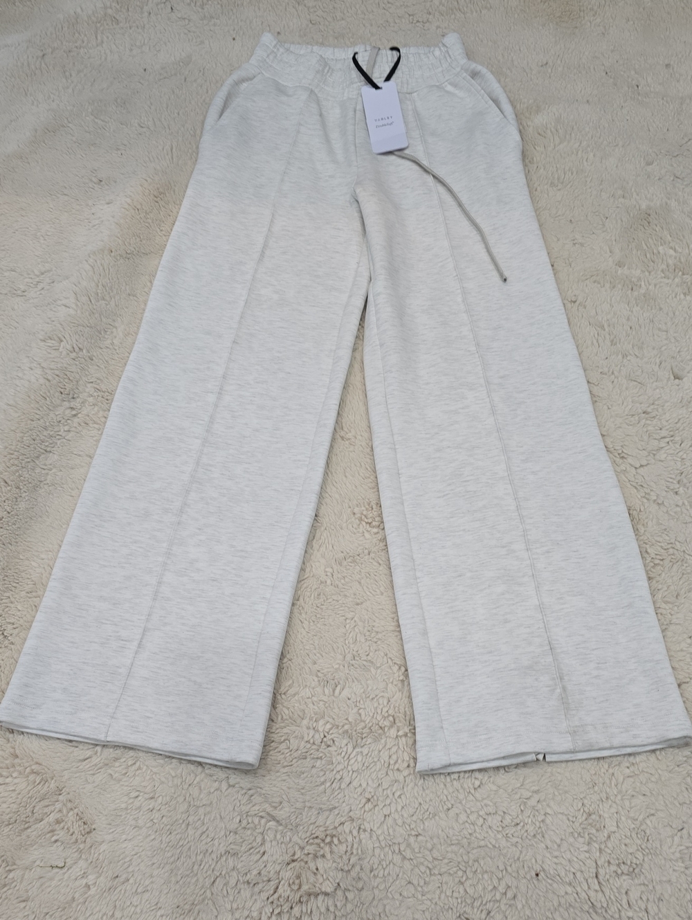 Varley Wide-Leg Sweatpants in Heathered